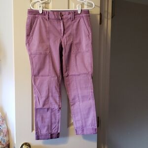 NWT WHBM The Straight Crop Smoky Plum Crop Jeans Size 4R